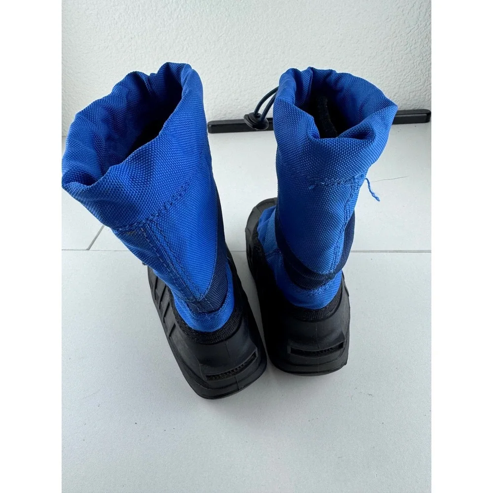 Kamik Fireball Kids‎ Blue Winter Snow Boots Waterproof Size 8